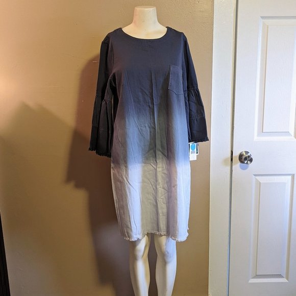 Vivi Cutout Blue Dress